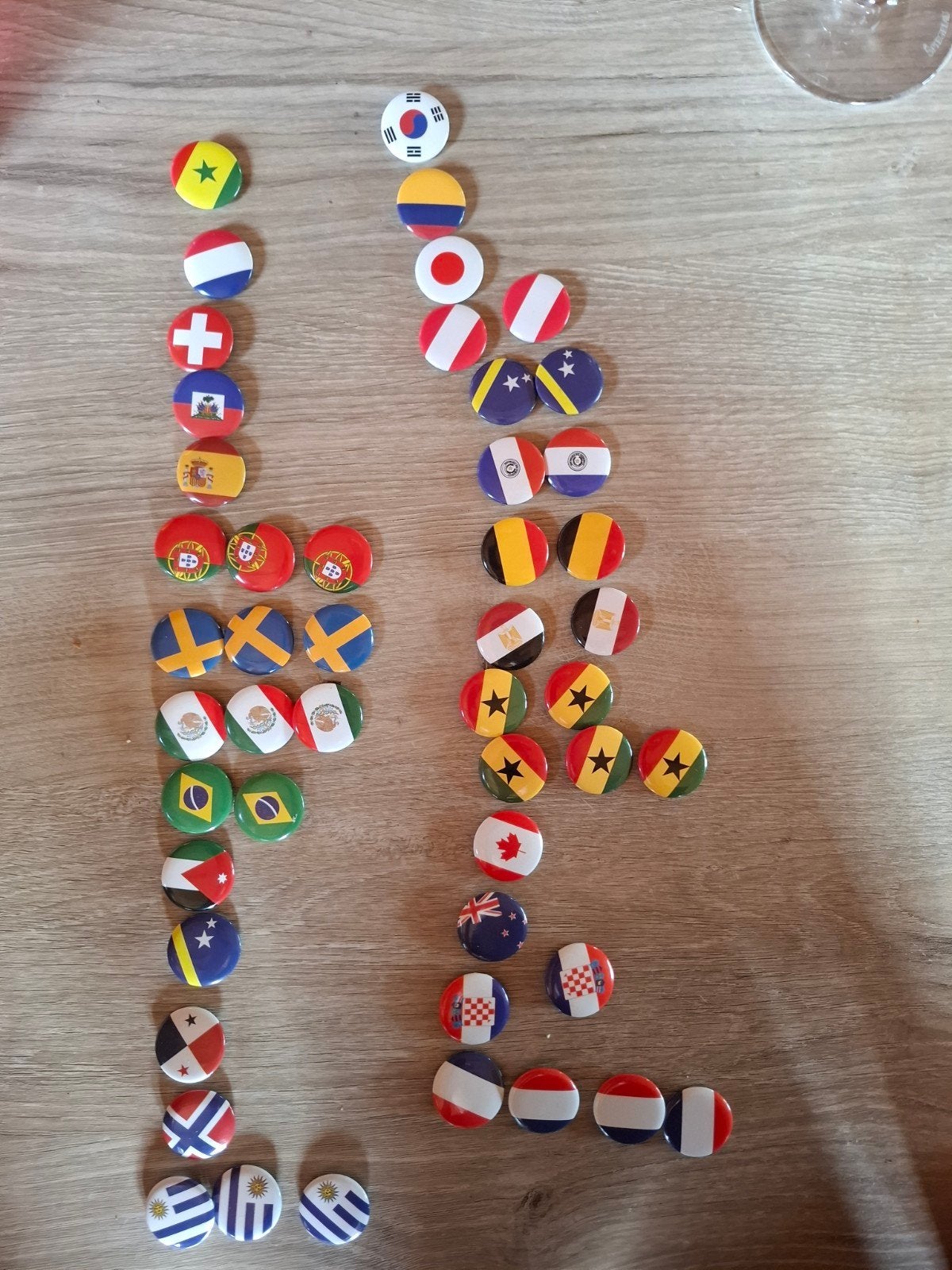Deka markt buttons. Tsjechië en Bosnië gezocht, Verzamelen, Ophalen