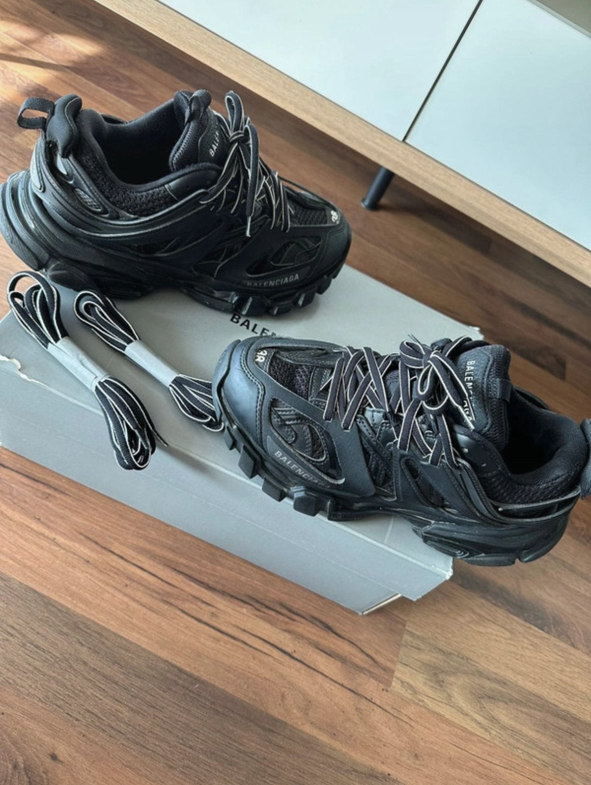 Balenciaga schoenen, Ophalen, Zo goed als nieuw, Zwart, Sneakers of Gympen