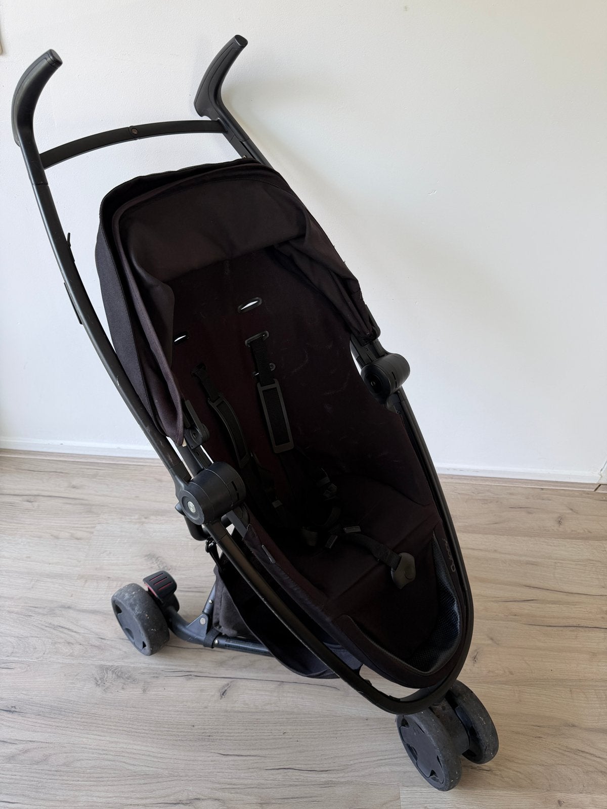 Quinny Zapp Flex buggy zwart, Ophalen of Verzenden, Gebruikt, Quinny, Verstelbare rugleuning