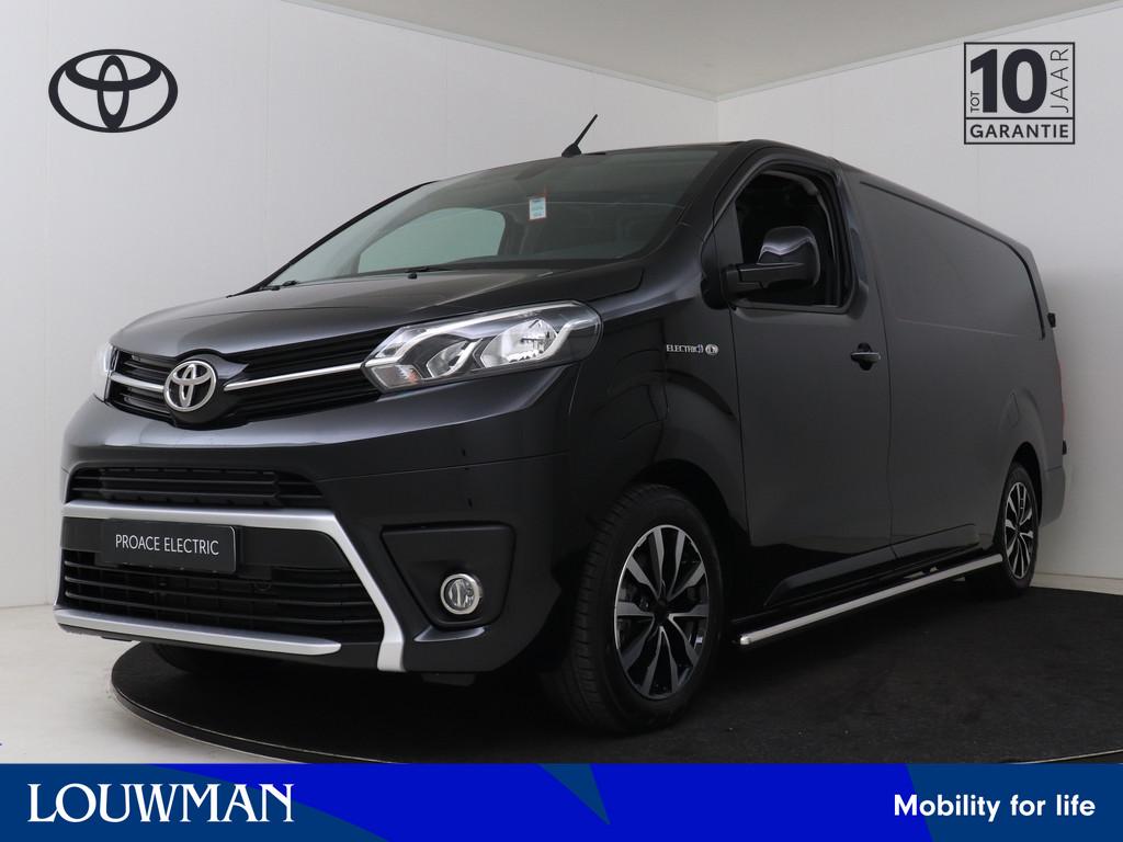 Toyota PROACE Electric Worker Professional Extra Range Long, Auto's, Bestelauto's, 12 maanden, Zwart, Parkeersensor, Zwart