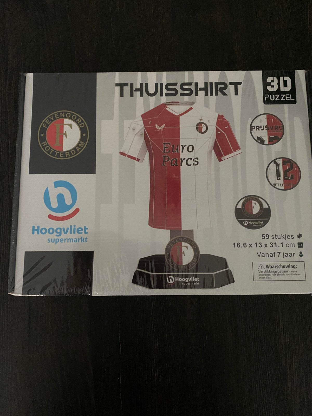 Feyenoord 3 D Puzzel (nieuw in gesealde verpakking), Ophalen of Verzenden, Nieuw, 6 jaar of ouder