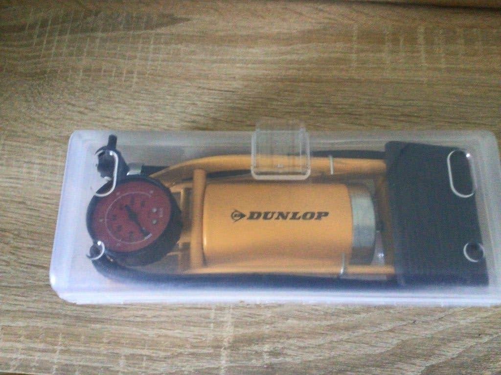 Dunlop voetpomp, Ophalen of Verzenden, Drukmeter, Zo goed als nieuw
