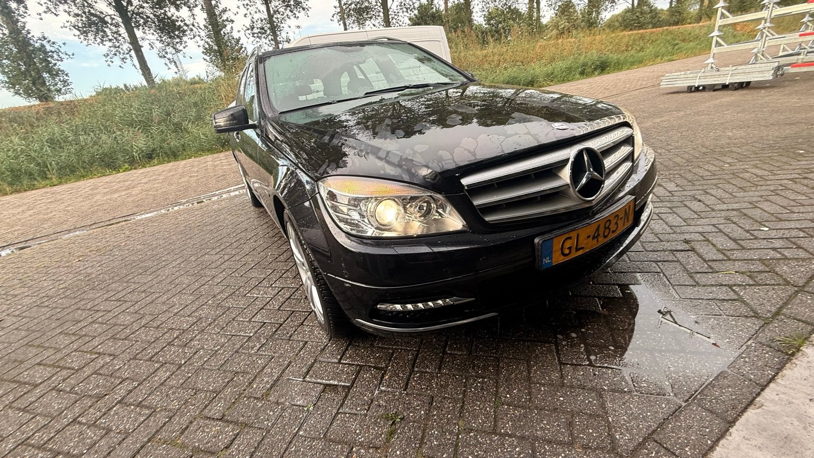 Mercedes-Benz C-Klasse 2.2 CDI C220 Estate 2011 Zwart, Auto's, Euro 5, Achterwielaandrijving, 1800 kg, 4 cilinders