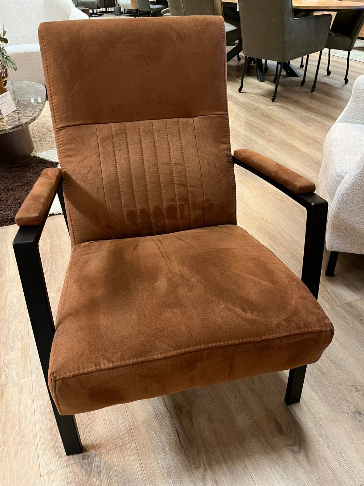 Fauteuil in vele kleuren leverbaar nu €365.-, Ophalen, Nieuw, 75 tot 100 cm, Stof