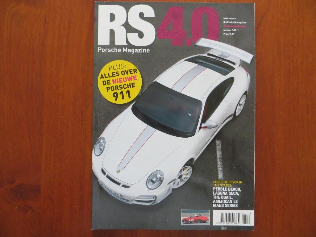 RS Porsche Magazine 5 2011 991 nieuwe 911, Panamera Turbo S, Ophalen of Verzenden, Nieuw, Porsche