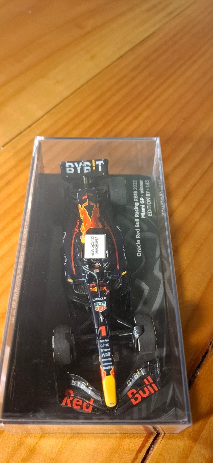 Max Verstappen Miami GP 2022 RB18 1:43, Verzamelen, Automerken, Motoren en Formule 1, Ophalen of Verzenden, Nieuw, Formule 1