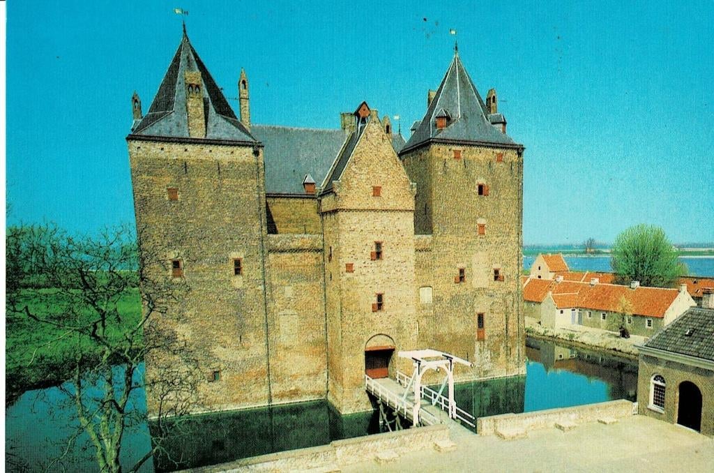 Brakel, Slot Loevestein, Verzamelen, Ansichtkaarten | Nederland, Ophalen of Verzenden, Gelopen, Gelderland