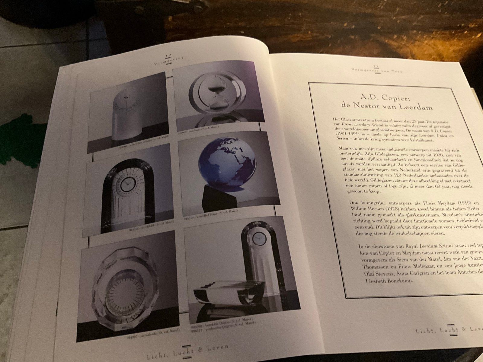 Licht, Lucht & Leven - Royal Leerdam Kristal catalogus, Ophalen of Verzenden, Zo goed als nieuw, Overige onderwerpen