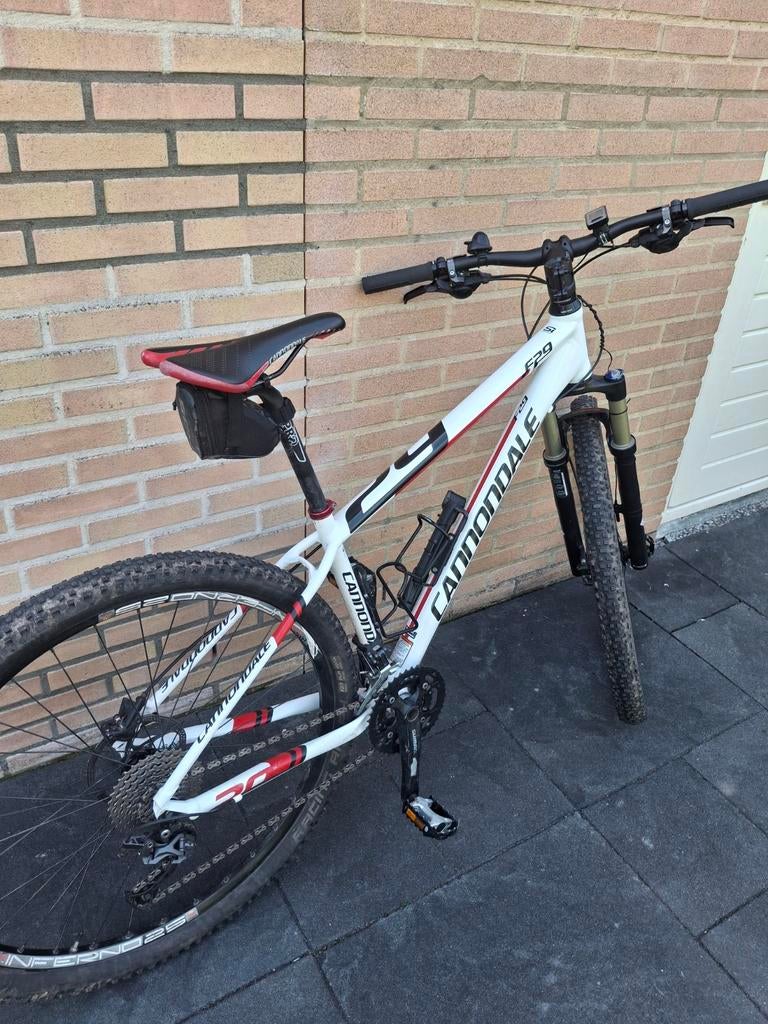 Cannondale F29 Mountainbike - Wit/Rood, Ophalen of Verzenden