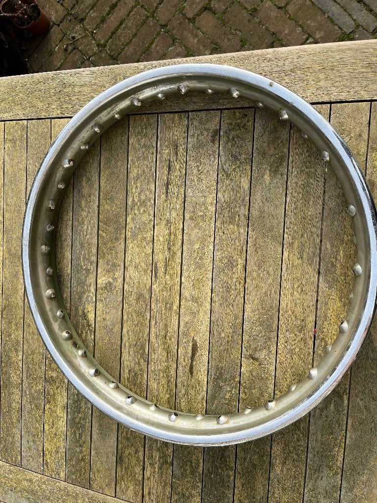 Velg Dunlop BSA Triumph Norton AJS Matchless Velocette Ariel, Ophalen of Verzenden, Gebruikt