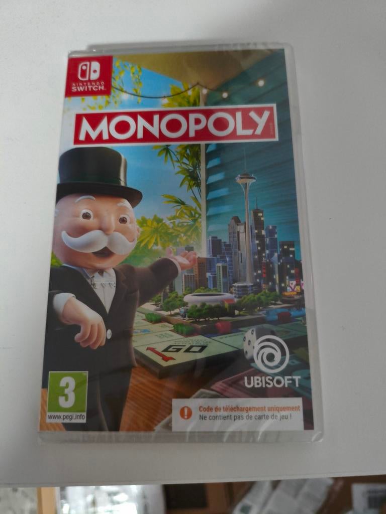 Monopoly - Nintendo Switch (nooit geopend is geseald), Overige genres, Eén computer, Ophalen of Verzenden, Zo goed als nieuw