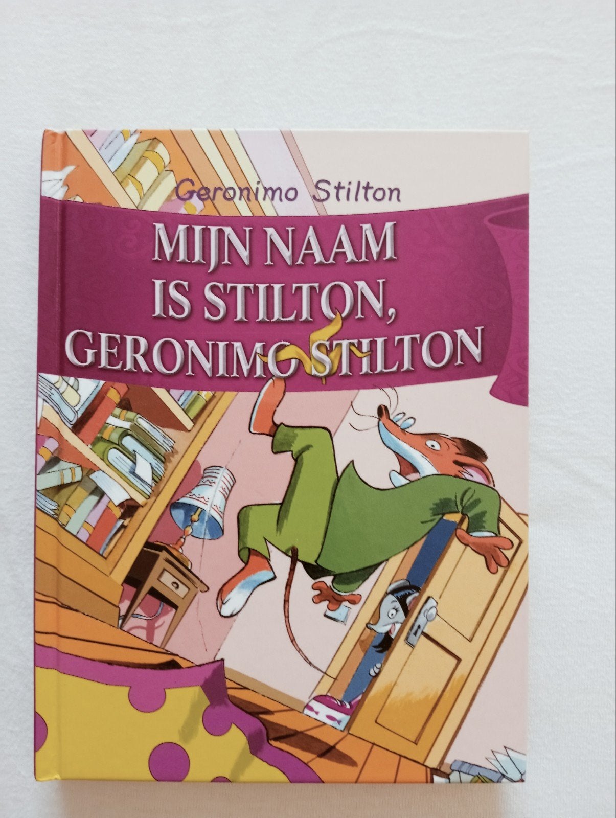 Geronimo Stilton: Mijn naam is Stilton, nieuwstaat hardcover, Fictie algemeen, Geronimo Stilton, Ophalen of Verzenden, Zo goed als nieuw