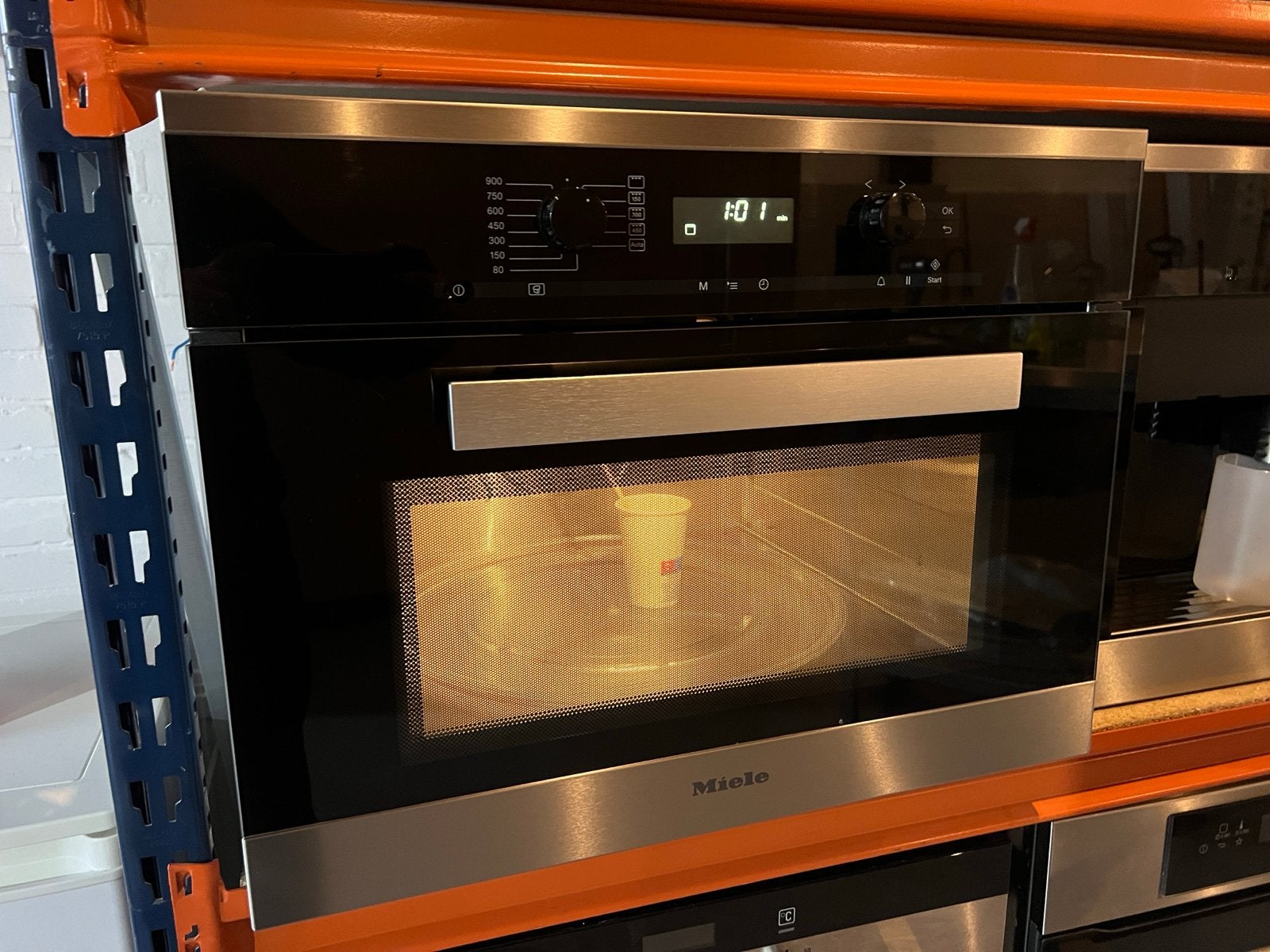 Miele M 8282 TC Inbouw Magnetron - Zo goed als nieuw 45cm, Witgoed en Apparatuur, Miele, 60 cm of meer, Miele, Ophalen of Verzenden