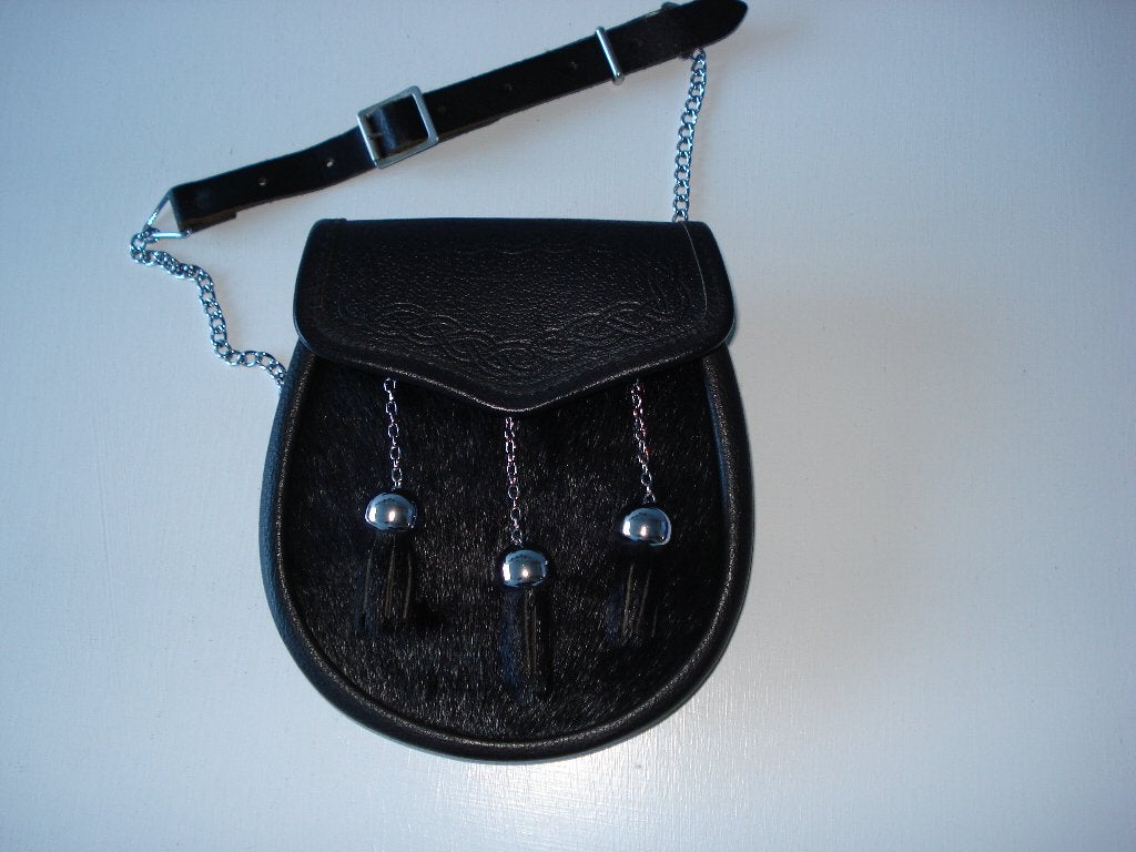 Kilt Sporran 2x, Ophalen of Verzenden, Gedragen, Overige maten, Zwart