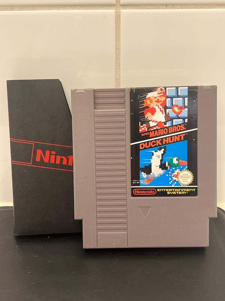 Nintendo NES Super Mario Bros. / Duck Hunt 1985, Avontuur en Actie, Gebruikt, 1 speler, Ophalen of Verzenden