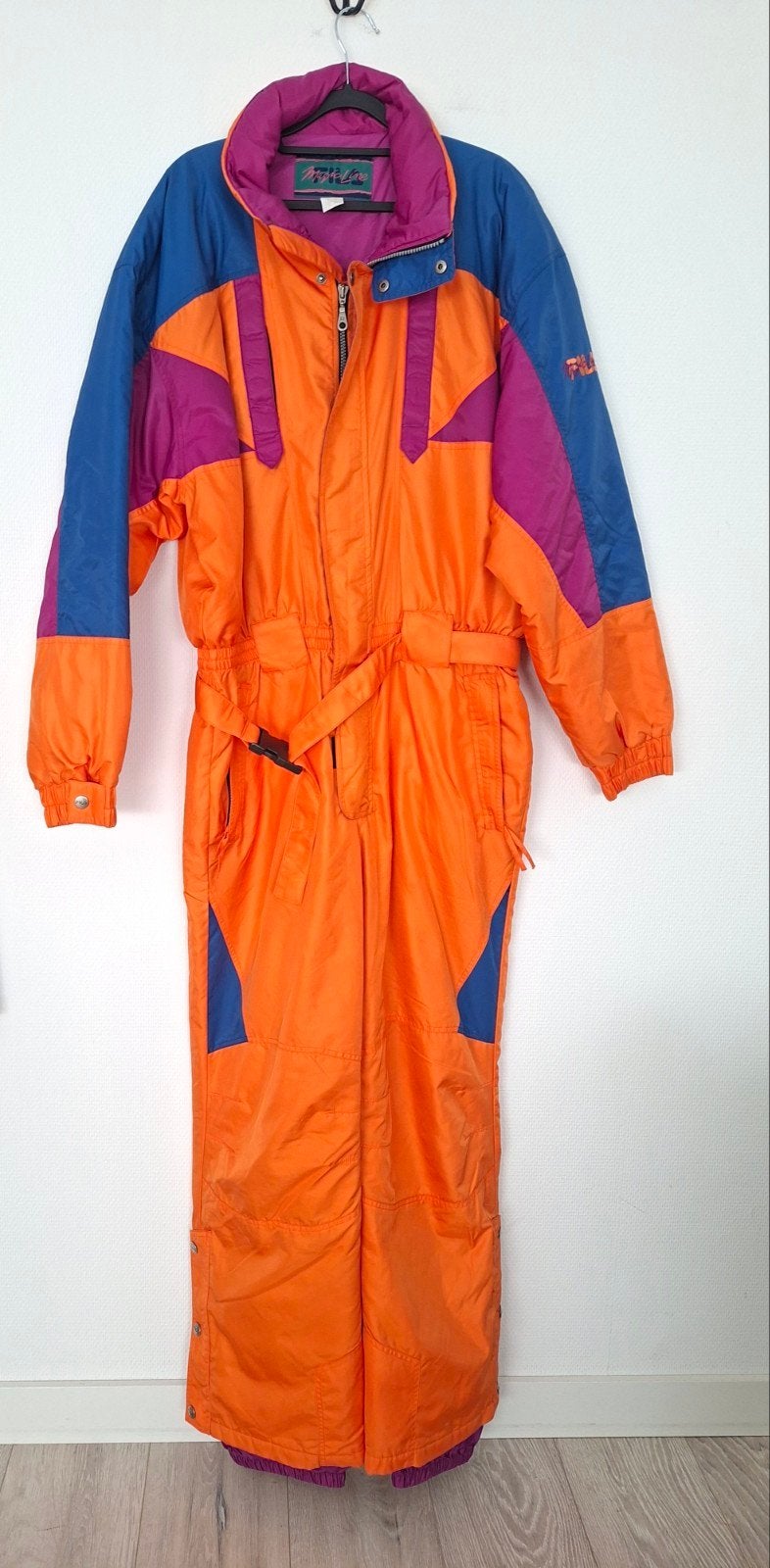 Vintage skipak FILA 54/XL retro fout klunen après-ski, Ophalen of Verzenden, 160 tot 180 cm, Kleding, Overige merken
