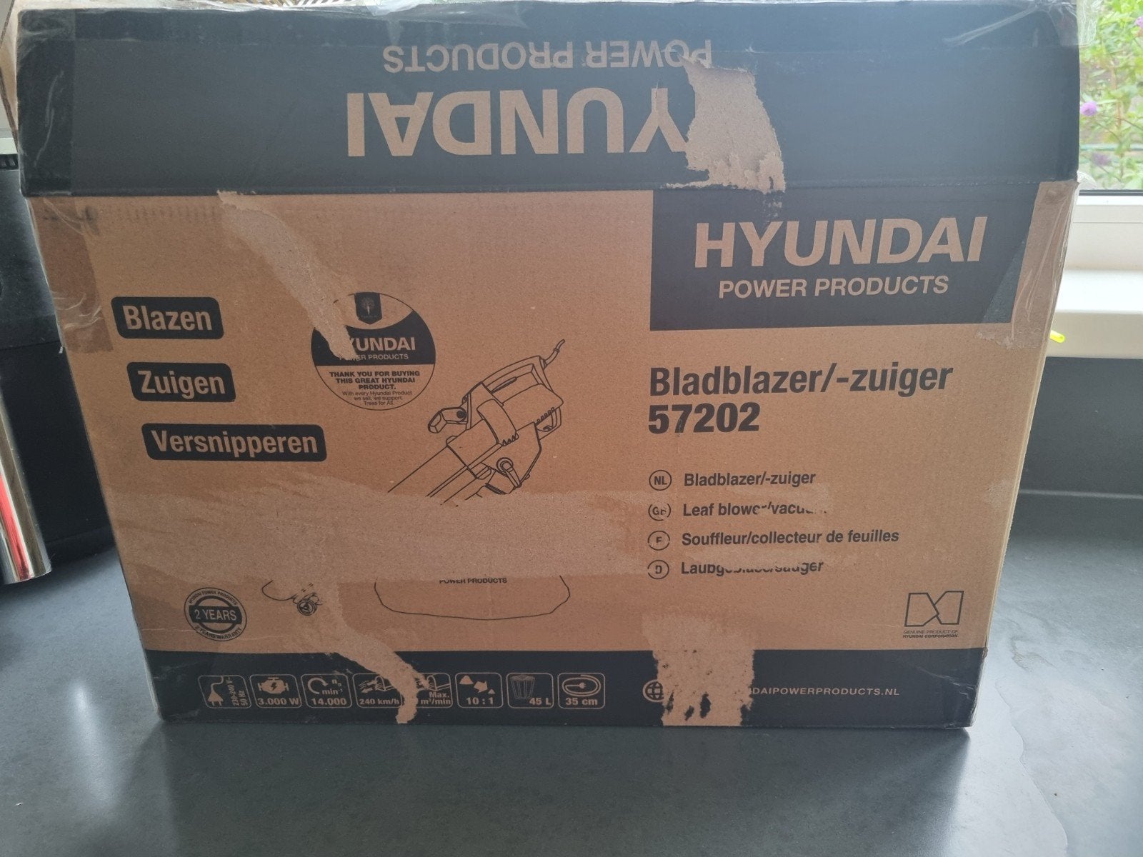 Hyundai bladblazer 57202, Home 3000 W, Ophalen of Verzenden, Nieuw, Elektrisch