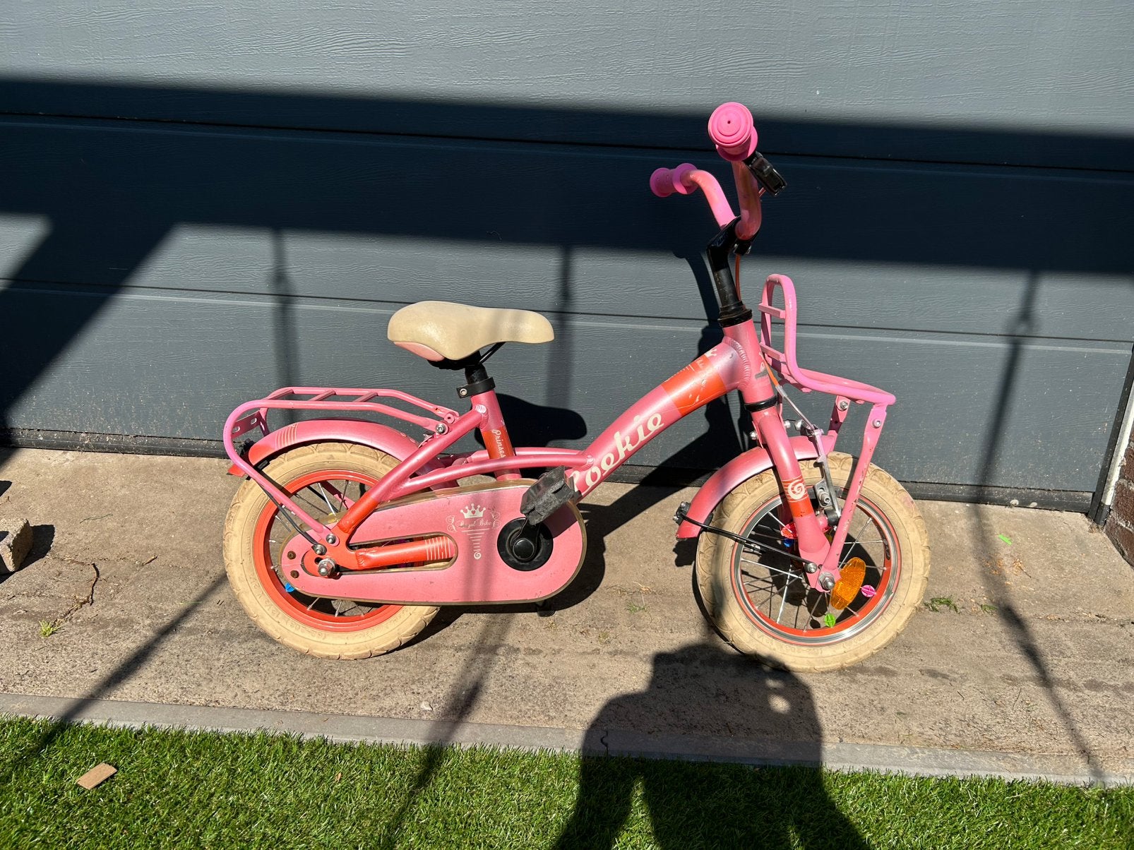 Loekie fiets 12 inch, Fietsen en Brommers, Fietsen | Kinderfietsjes, Ophalen, Gebruikt, Terugtraprem, Minder dan 16 inch