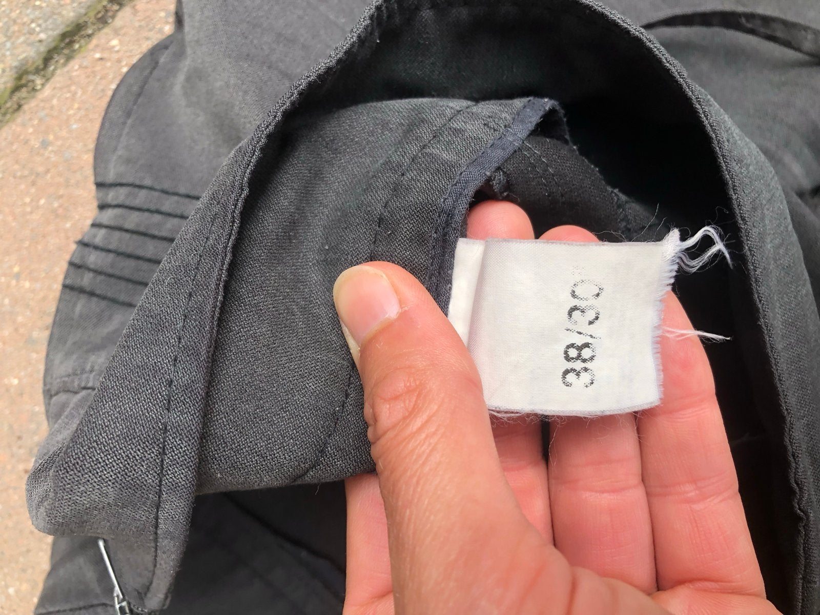 Lois donker grijze broek maat 36, Maat 38/40 (M), Zwart, Ophalen of Verzenden, Lang