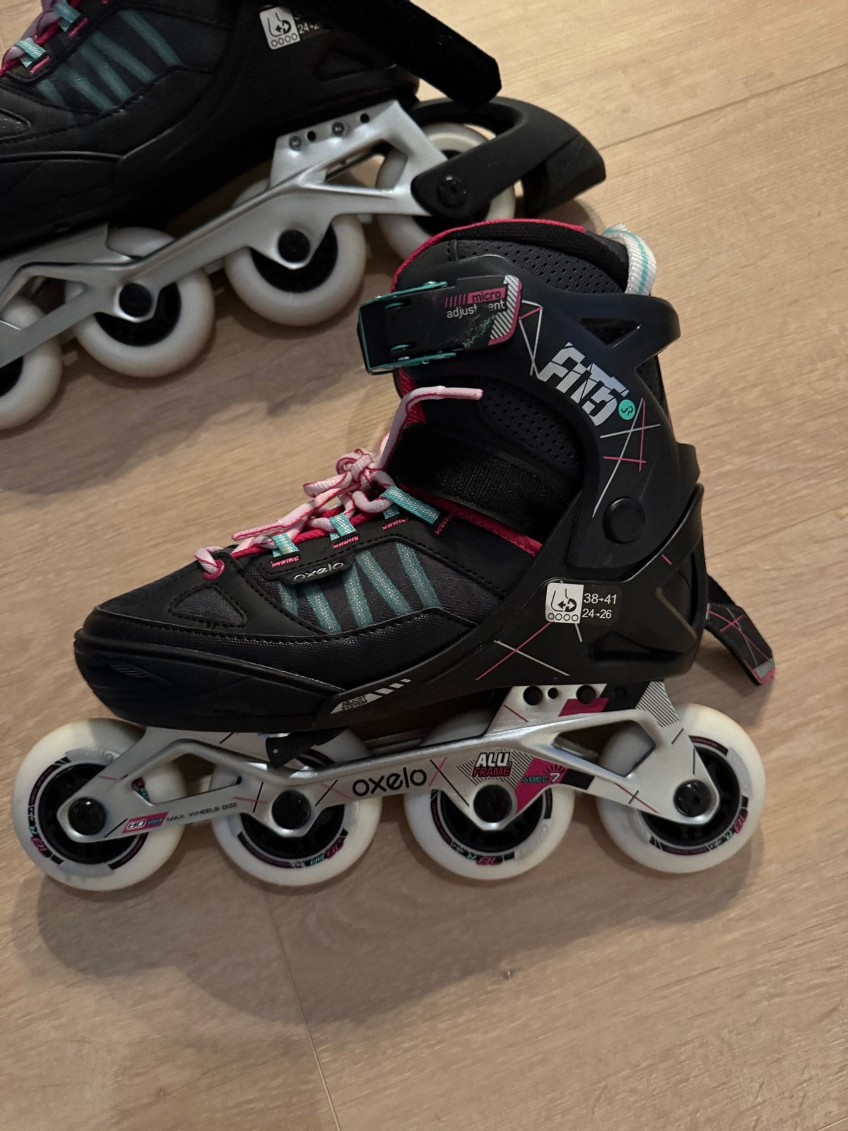 Verstelbare Oxelo Fit 5 Inline Skates Maat 38-41, Overige merken, Verstelbaar, Kinderen, Nieuw