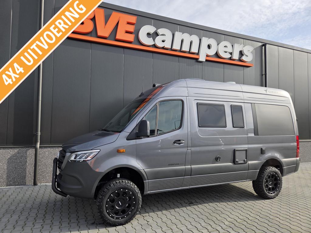 Clever Aventuro 600 4x4 Mercedes - Slide out, Caravans en Kamperen, Campers, Buscamper of Camperbus, Tot en met 2, Bedrijf, Diesel