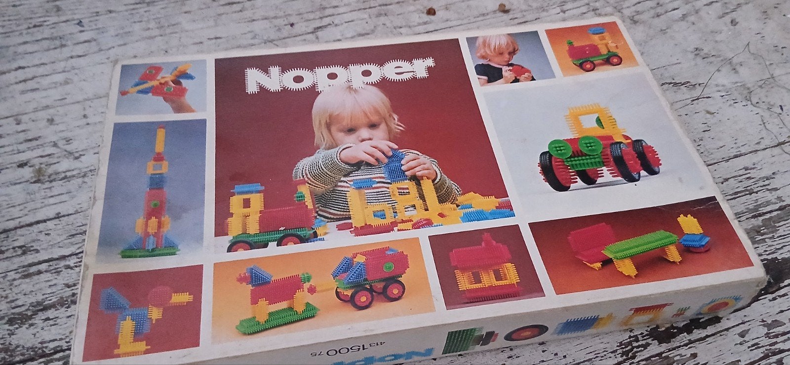 Echte vintage deze originele doos Nopper van MB, Ophalen of Verzenden, Gebruikt, Nopper