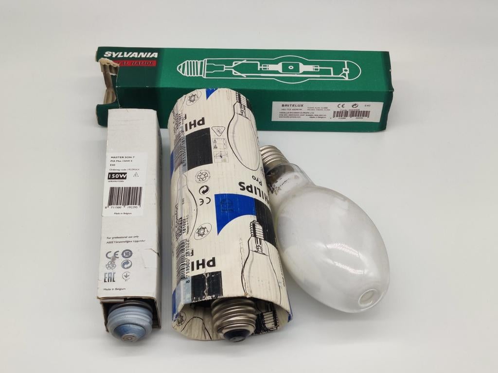 4x E40 lampen, Ophalen, Overige fittingen, Gloeilamp