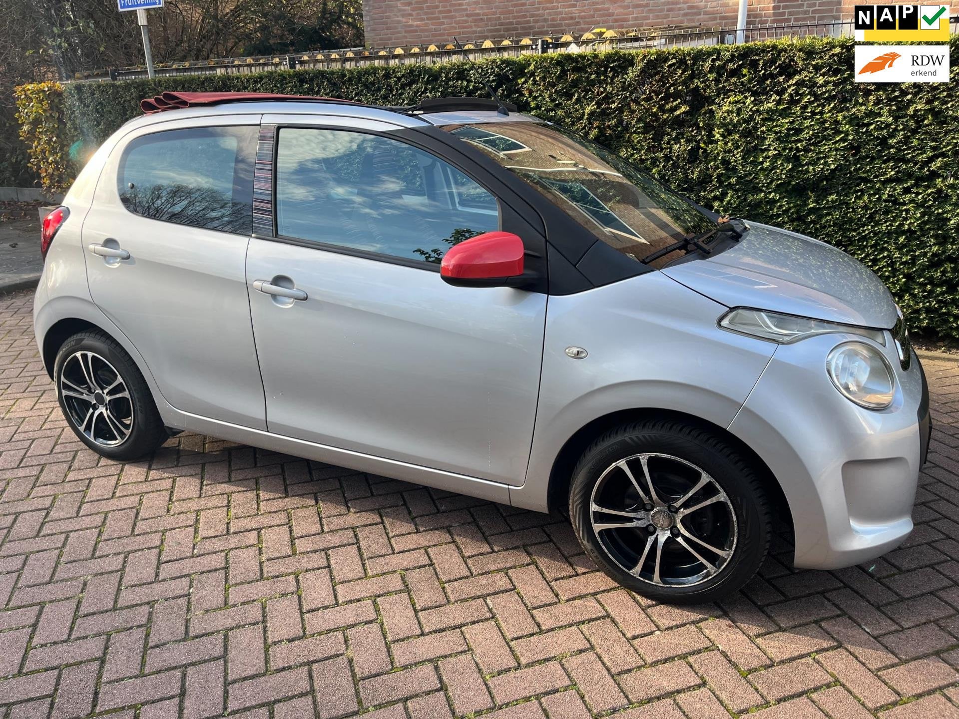 Citroen C1 1.0 e-VTi Airscape Shine |CABRIO|NL AUTO|, Voorwielaandrijving, Euro 5, Stof, Gebruikt