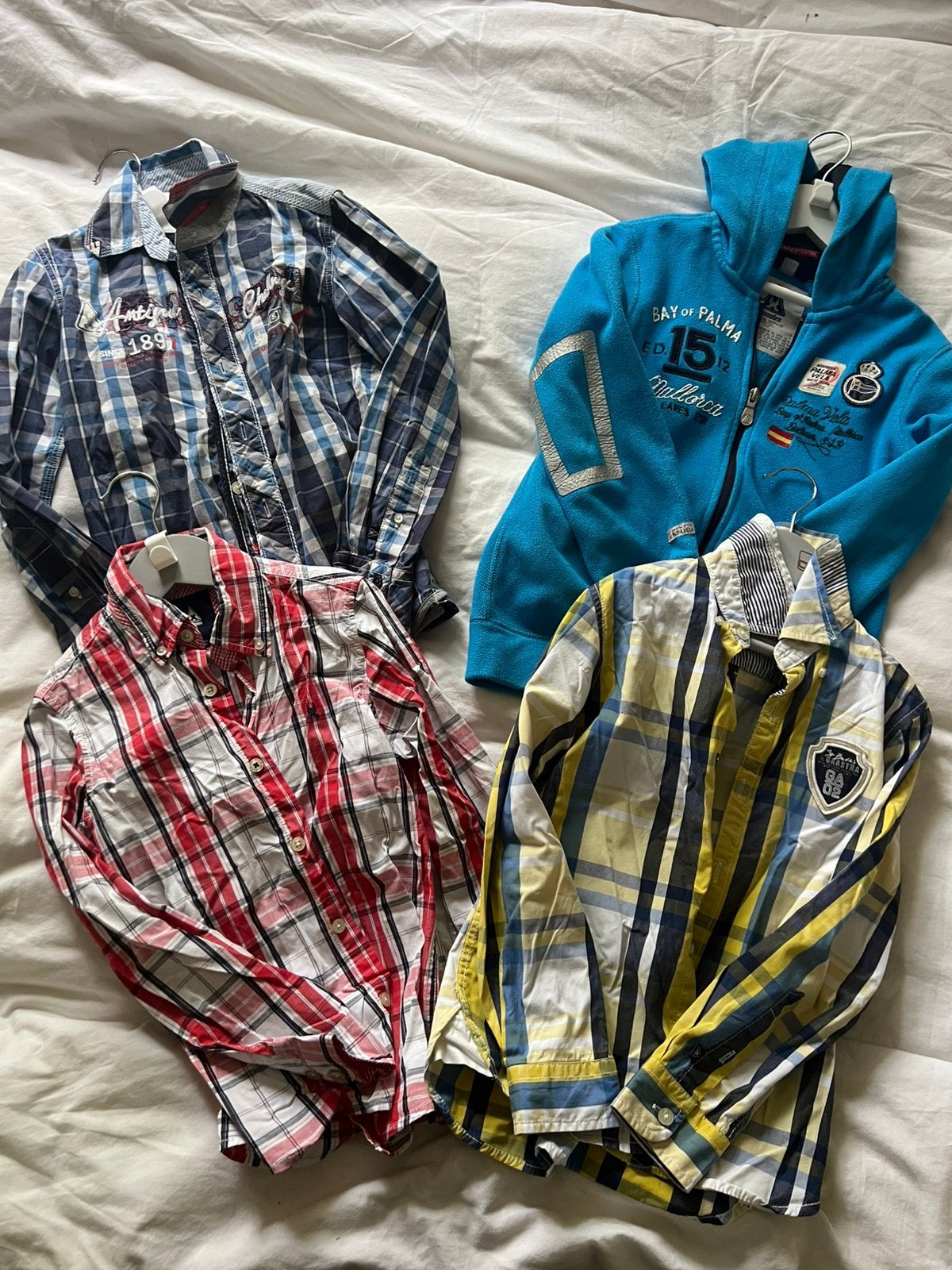 Gaastra set maat 128 fleece vest en 3 blousjes  mt 128, Kinderen en Baby's, Ophalen of Verzenden, Zo goed als nieuw, Jongen, Trui of Vest