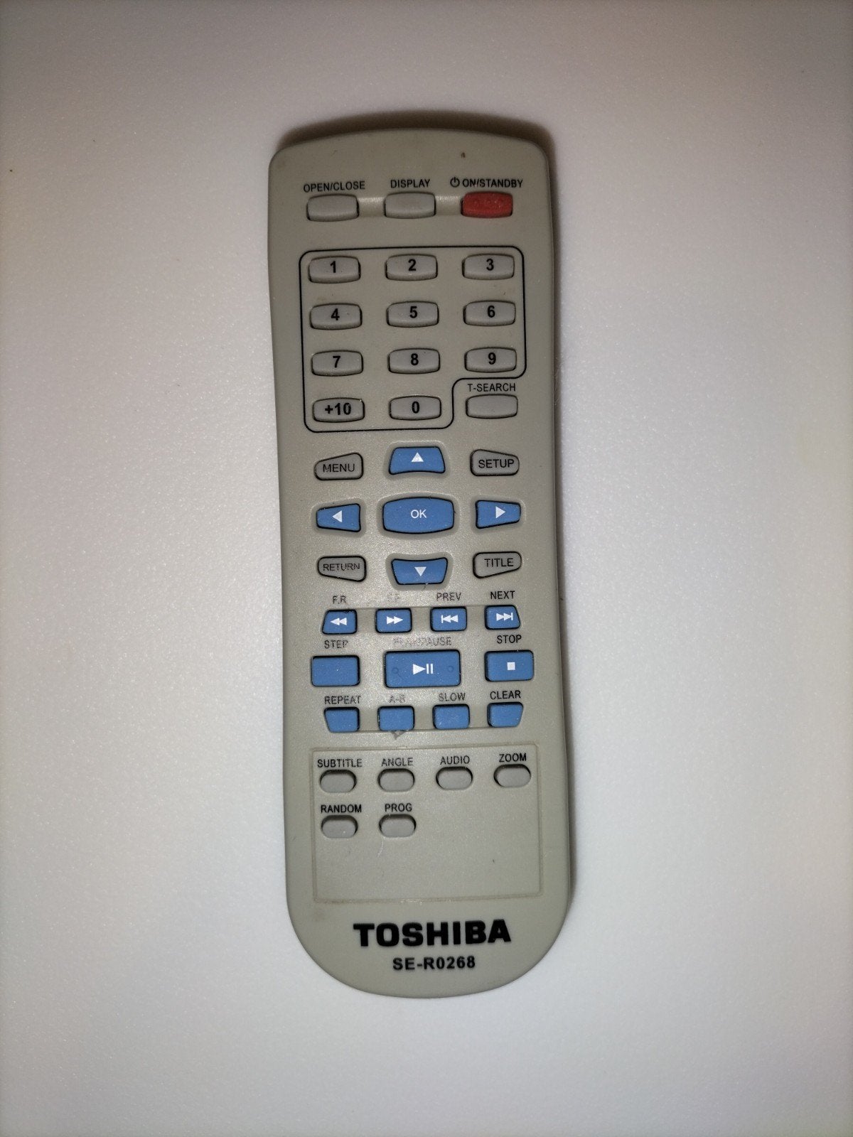 Toshiba SE-R0268 Afstandsbediening voor DVD-spelers, Ophalen of Verzenden