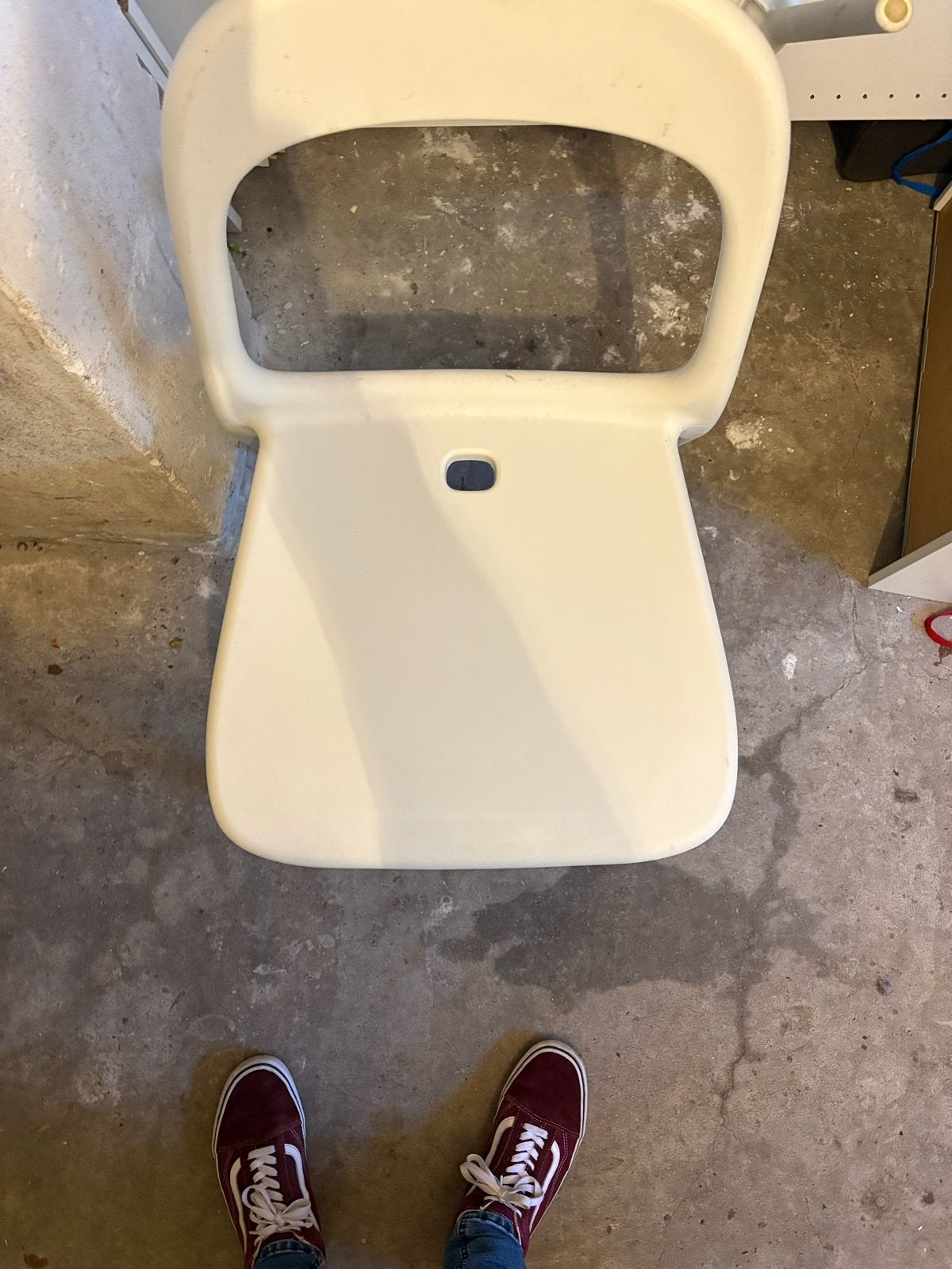 2x IKEA URBAN Stoelen Wit - Zo goed als nieuw, Huis en Inrichting, Stoelen, Ophalen, Kunststof, Twee, Wit