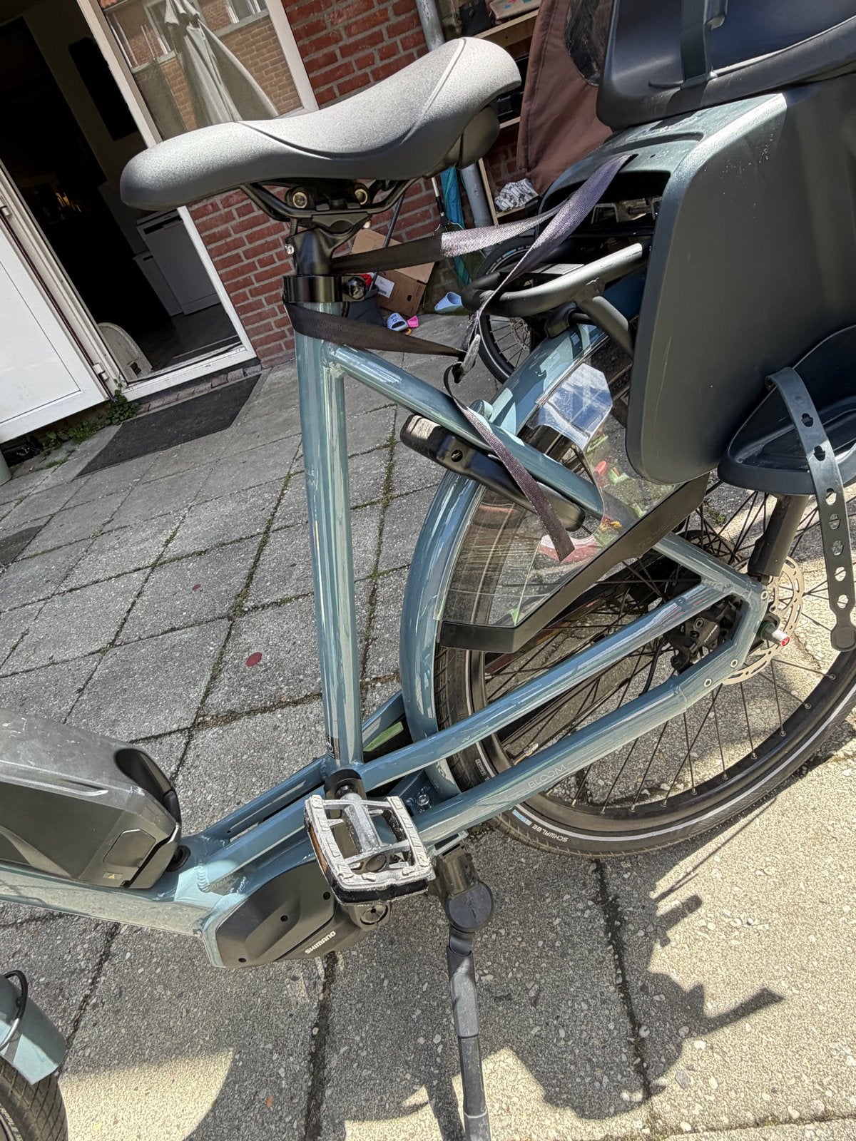 Gazelle C7 HMB elektrische fiets met kinderzitjes, Fietsen en Brommers, Fietsen | Dames | Damesfietsen, Ophalen, Zo goed als nieuw