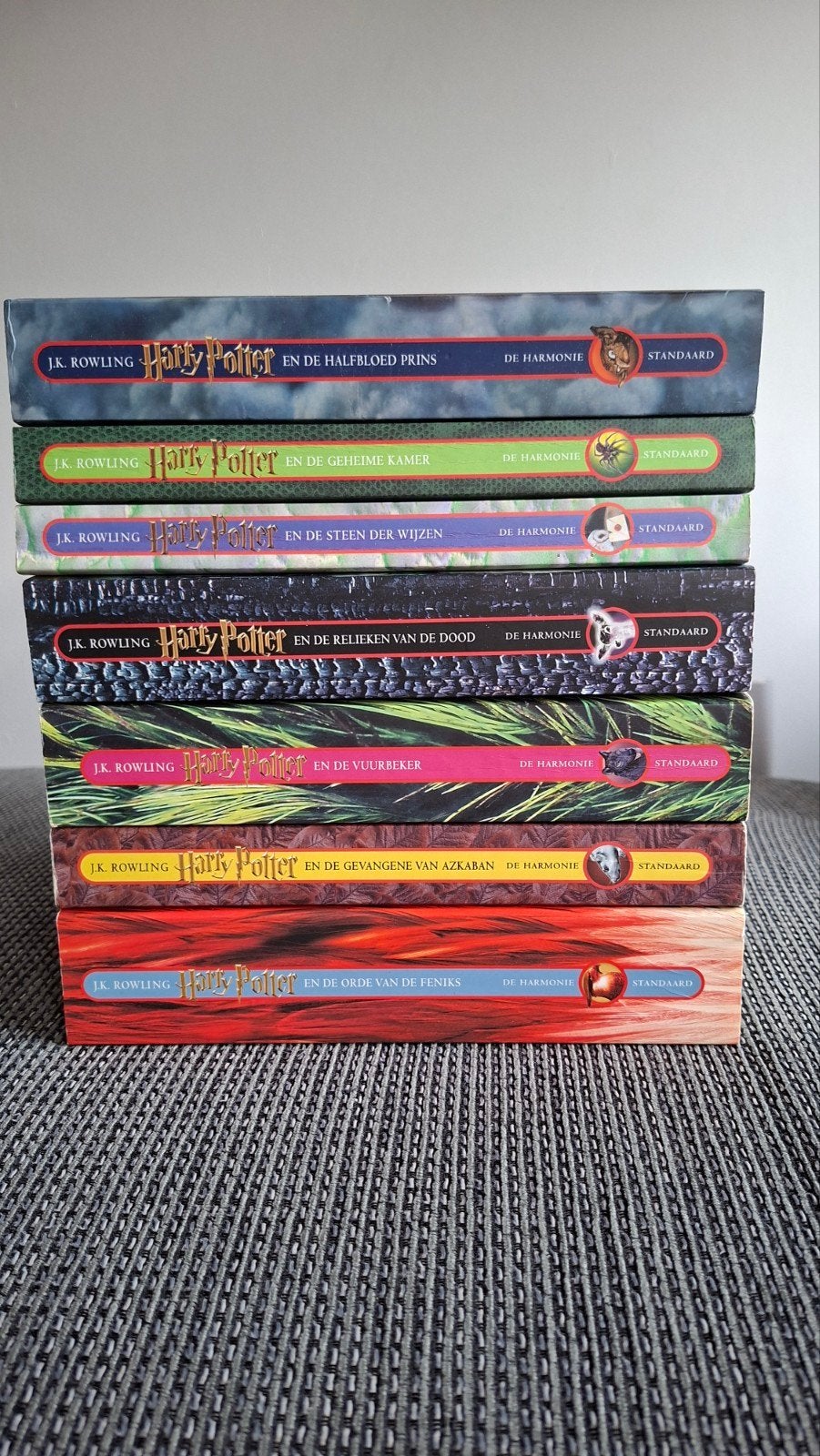 Harry Potter complete serie – 7 boeken – J.K. Rowling, Verzenden, Zo goed als nieuw