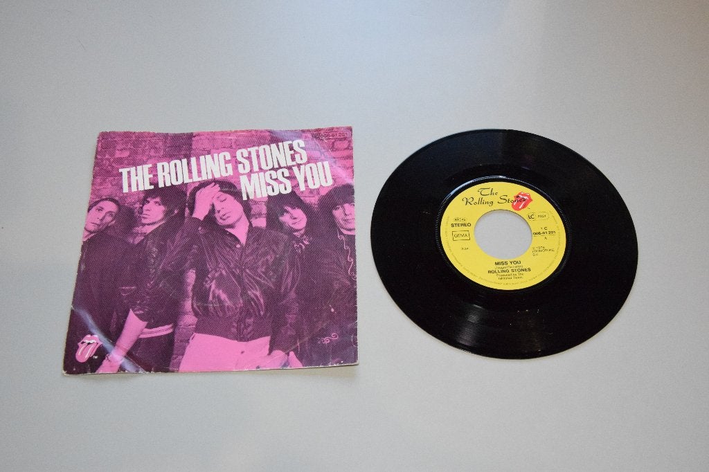 The Rolling Stones - Miss You / Far Away Eyes, Cd's en Dvd's, Gebruikt, 7 inch, Ophalen of Verzenden, EP