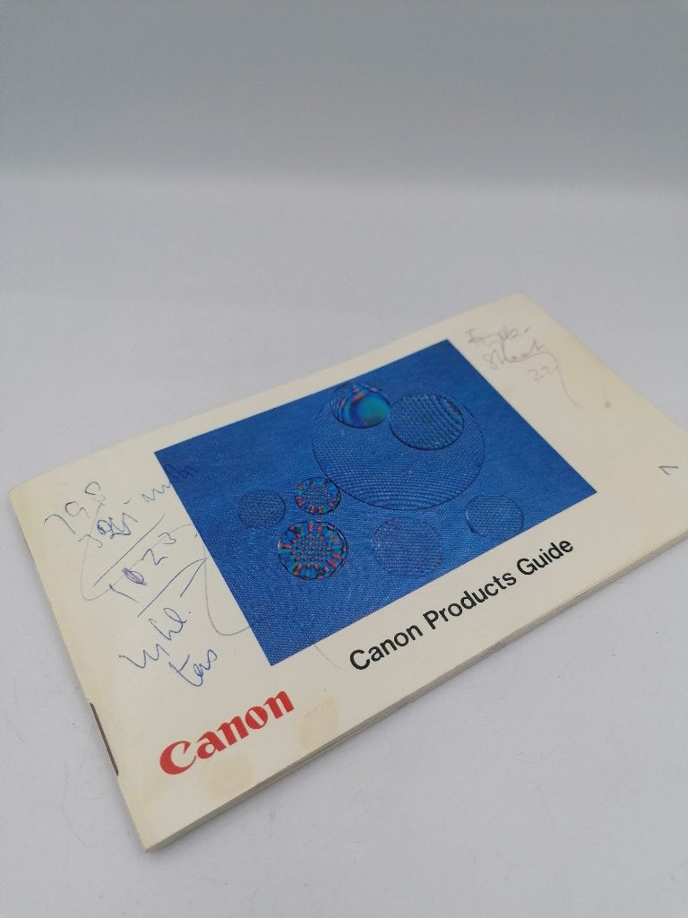 vintage Canon products guide, Verzenden