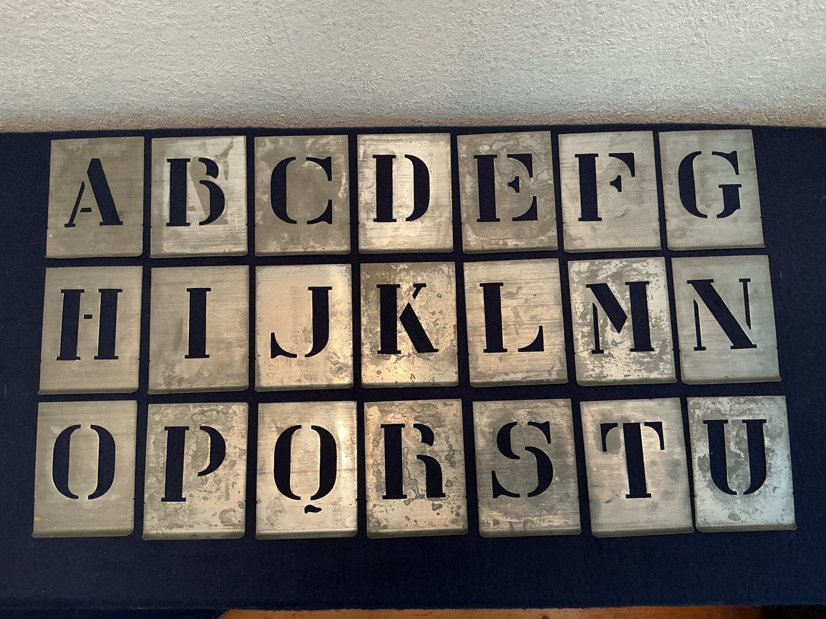 verf sjablonen- letters en cijfers, Ophalen of Verzenden, Zo goed als nieuw, Overige typen