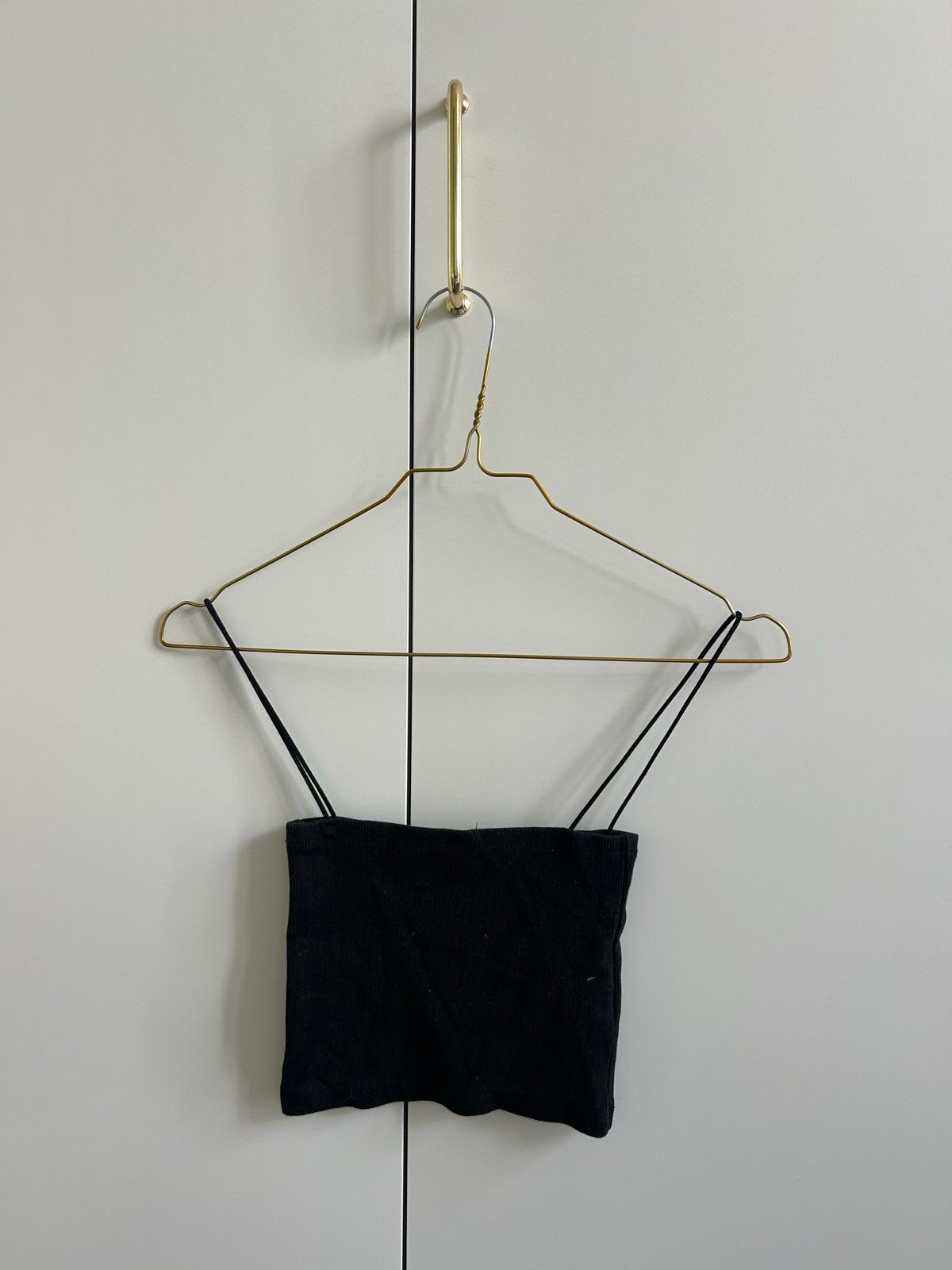 Zara Zwarte Cropped Top Maat S, Kleding | Dames, Zwart, Ophalen of Verzenden, Zo goed als nieuw, Maat 36 (S)