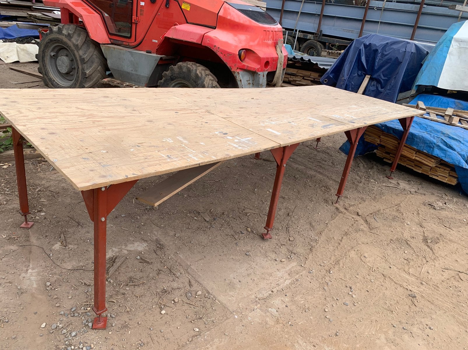 Werktafel werkbank hobbytafel inpaktafel verkooptafel, Ophalen, Zo goed als nieuw