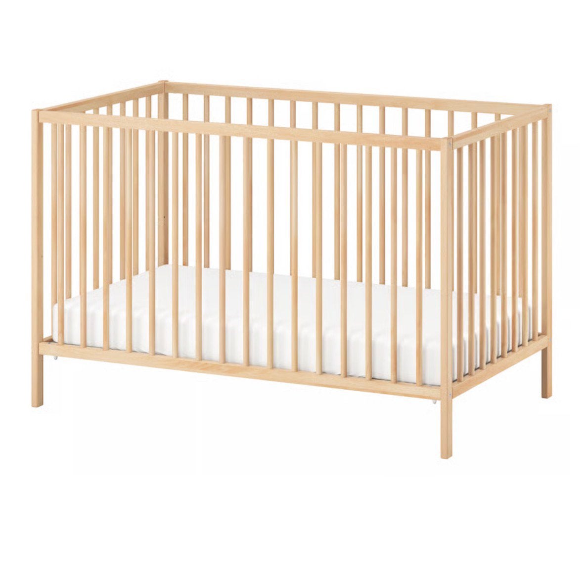 IKEA SNIGLAR babyledikant + matras en toebehoren, Ophalen, Zo goed als nieuw, Ledikant