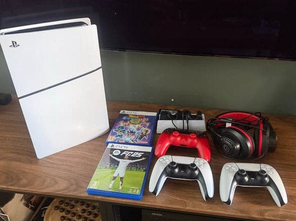 Playstation 5 Disc Edition met 2 controllers en games, Ophalen of Verzenden, Zo goed als nieuw, Playstation 5