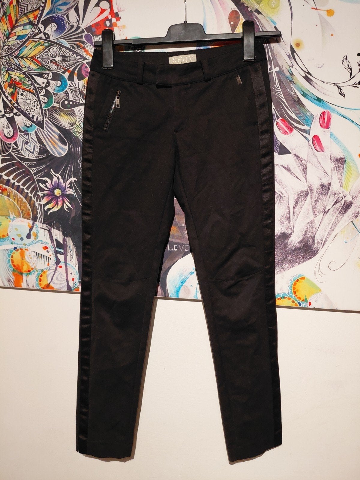Josh V zwarte pantalon - Maat XS, Zwart, Ophalen of Verzenden, Zo goed als nieuw, Maat 34 (XS) of kleiner