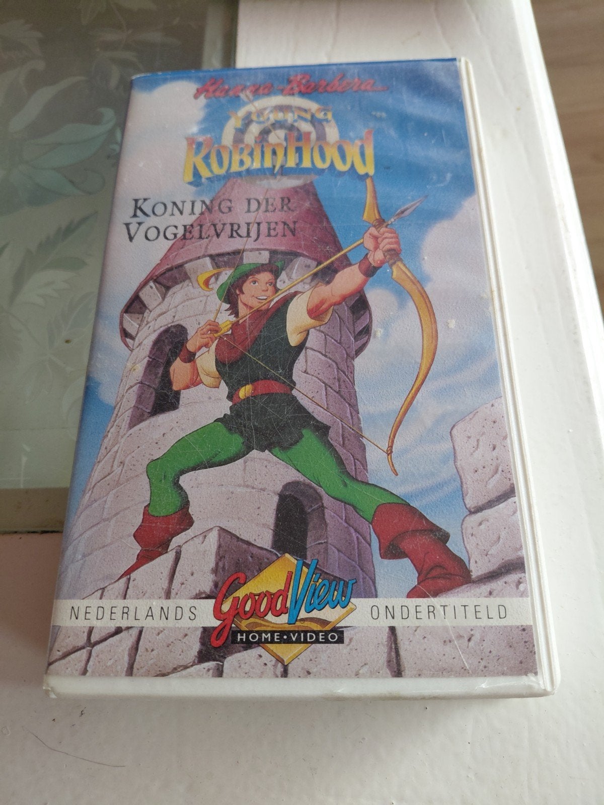 Hanna Barbera Robin Hood videoband., Gebruikt, Tekenfilm, Alle leeftijden, Ophalen of Verzenden