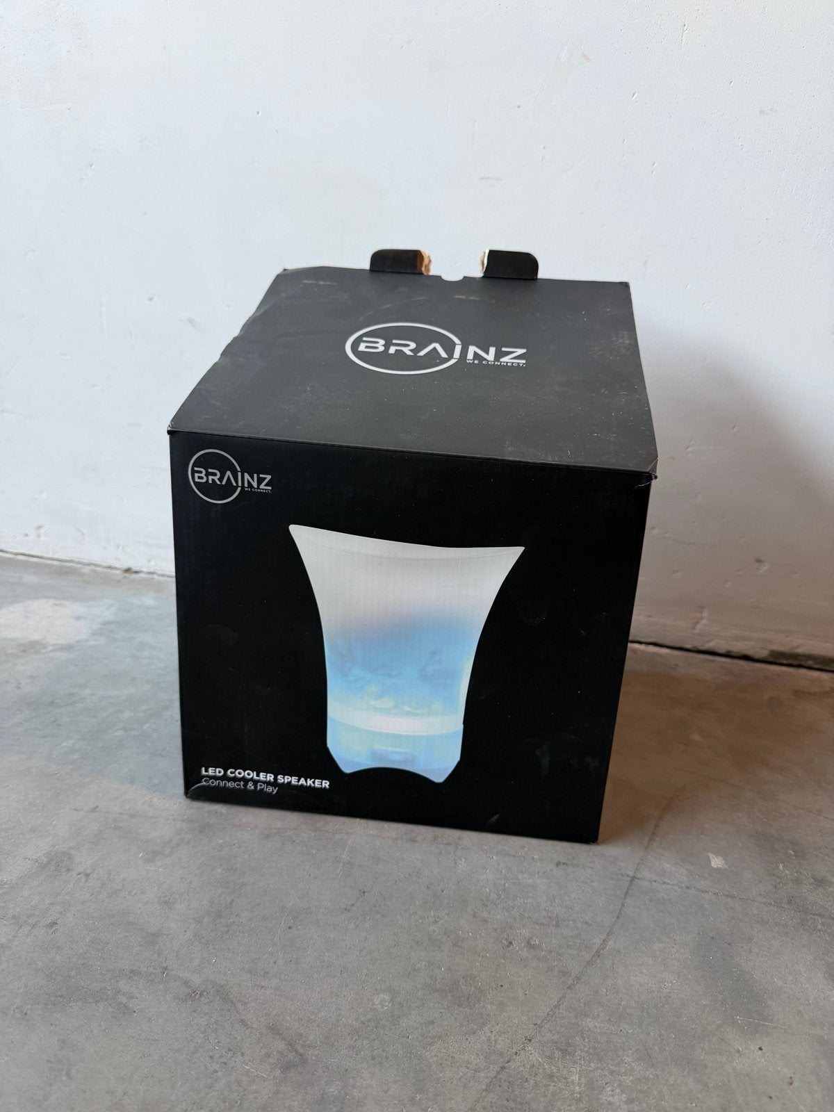 Brainz LED Wijnkoeler met Bluetooth Speaker - Nieuw, C, C, Nieuw, Ophalen of Verzenden