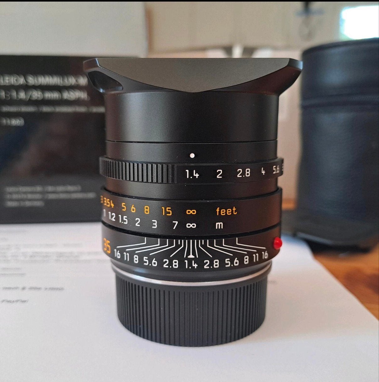 Nieuw Leica Summilux M 35mm 1.4 FLE ASPH 11663 35 mm Lens, 35 mm, Nieuw, Leica, Leica M-mount