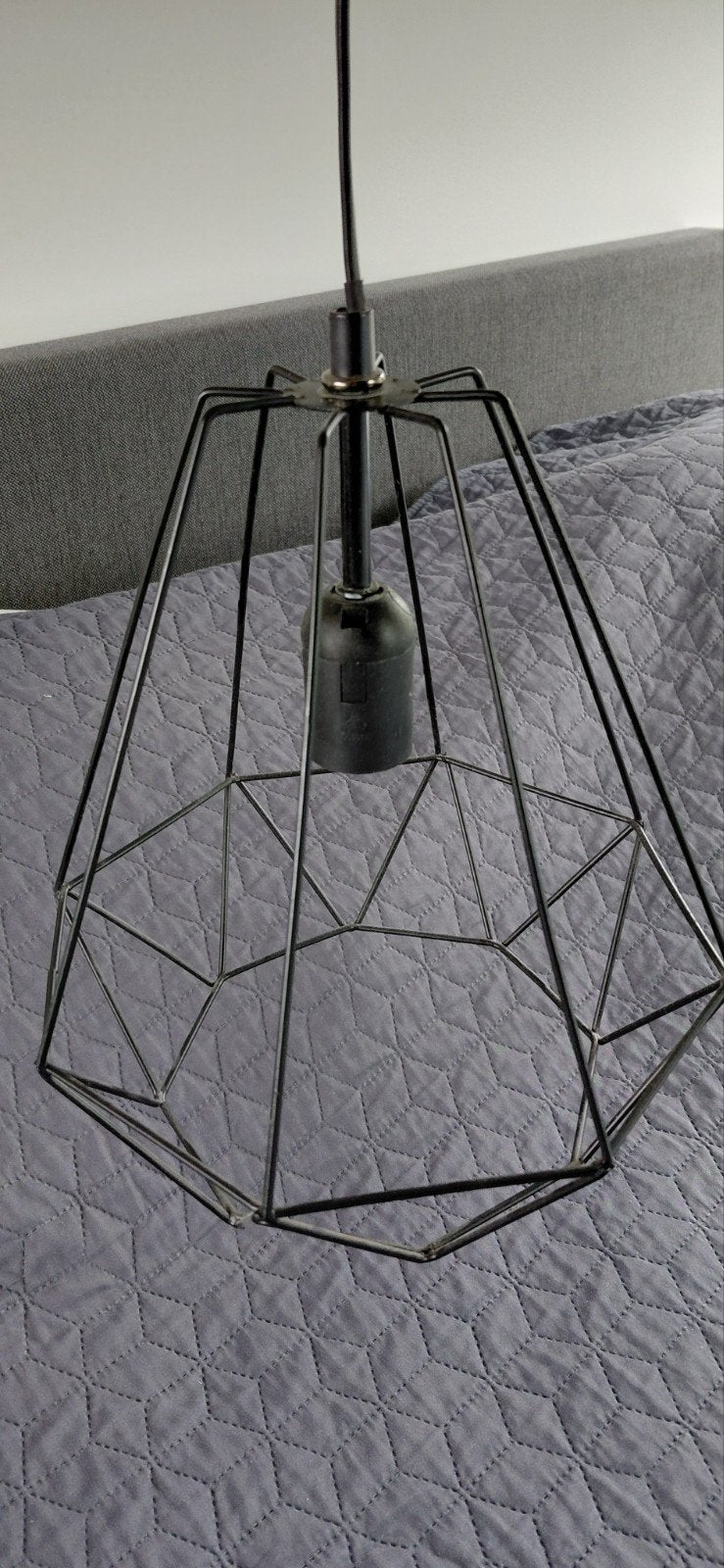 Hanglamp Cassandra Zwart metaal, Huis en Inrichting, Metaal, E27 (groot), Ophalen of Verzenden, Modern, Geometrisch