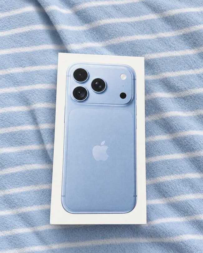 Nieuwe iPhone 18 Pro 256GB Glacier Blauw met bon, Telecommunicatie, Blauw, Nieuw, IPhone 18 Pro, Ophalen