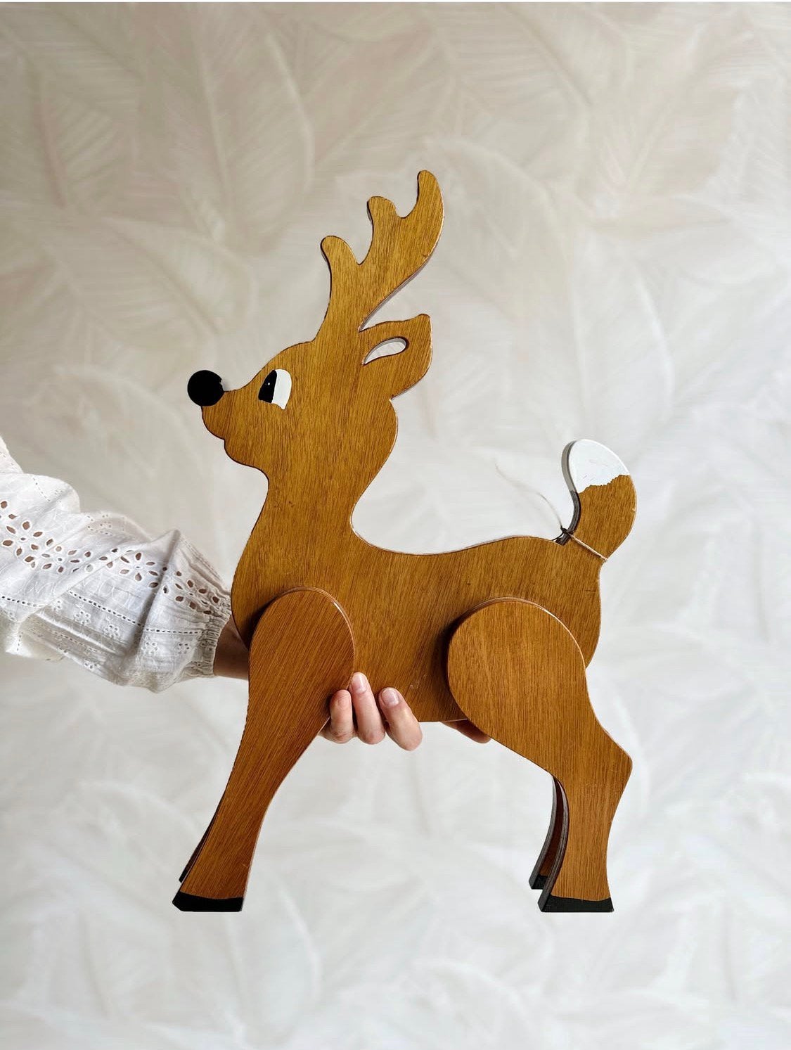 Vintage Houten hertje decoratie voor kinderkamer, Ophalen of Verzenden, X, X, X