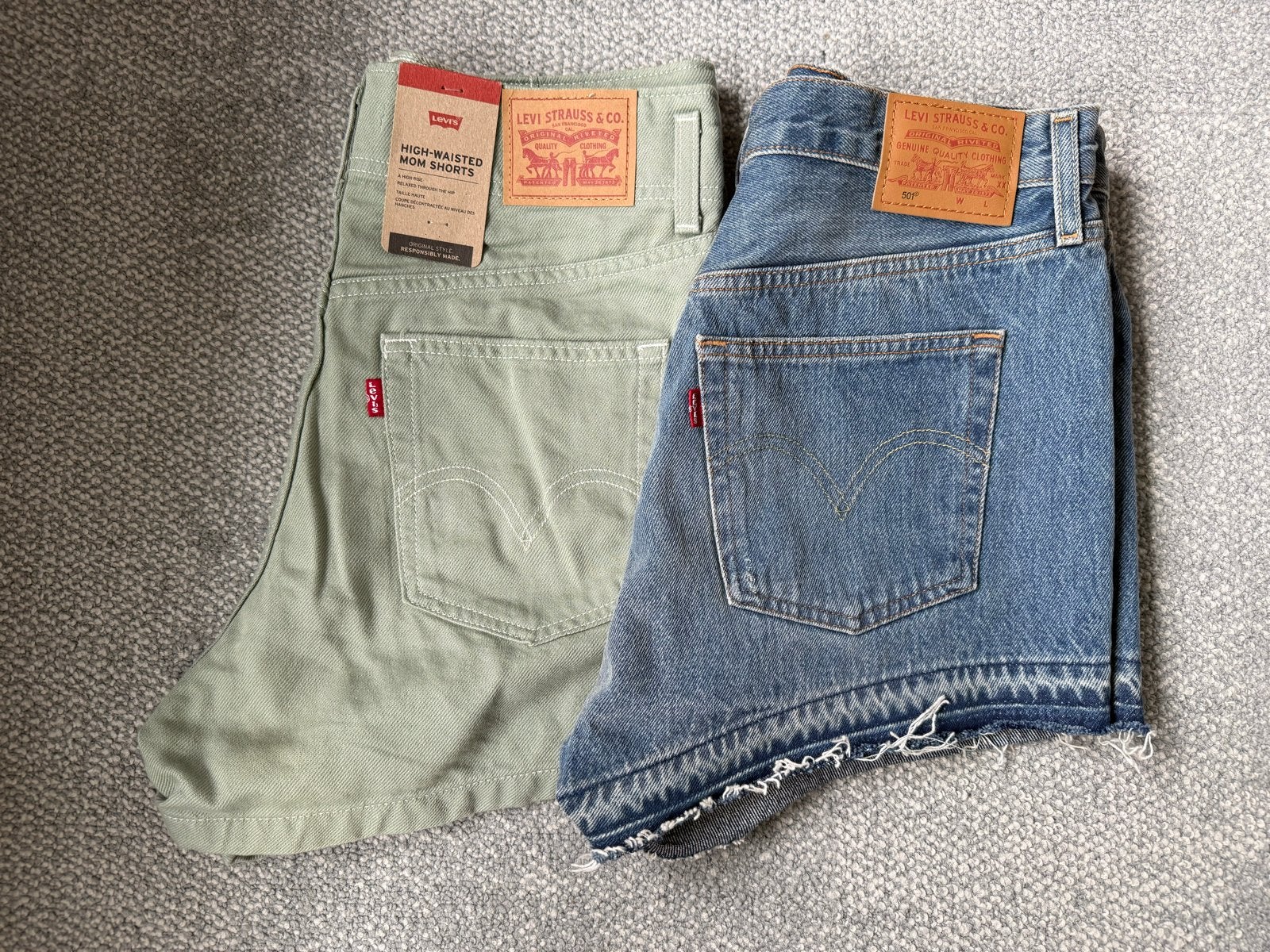 Levi's Shorts nieuw 501 en high-waiste mom, Kort, Nieuw, Ophalen of Verzenden, Maat 36 (S)