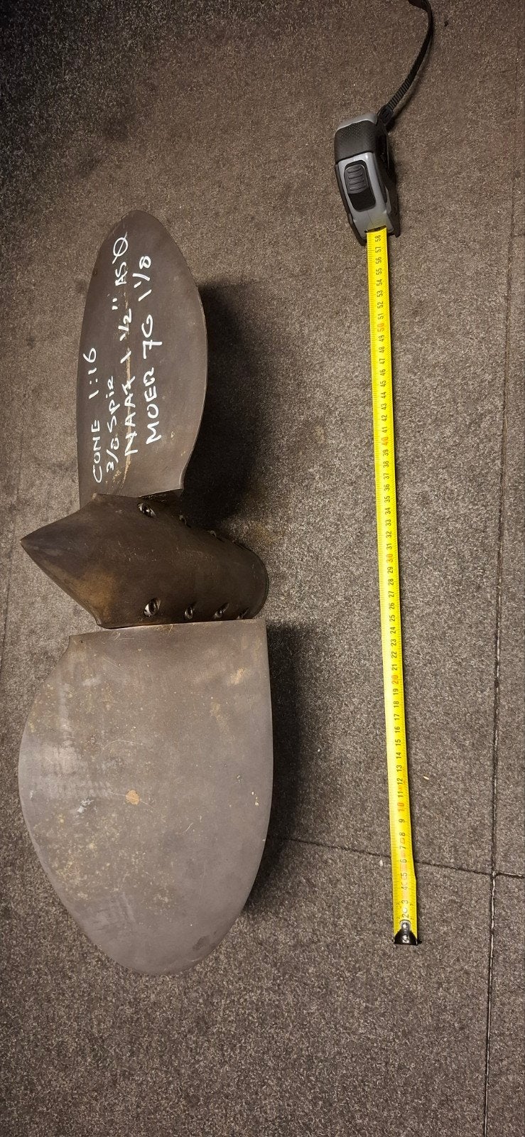 2-blads vaanstand propeller - Max Prop 56 cm diameter, Watersport en Boten, Ophalen of Verzenden