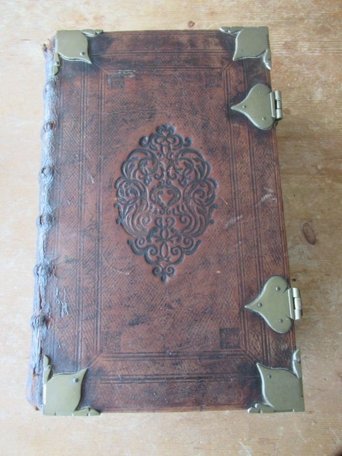 Oer 11069 antieke 18e eeuwse Statenbijbel Pieter Keur "1719", Ophalen, Bijbel